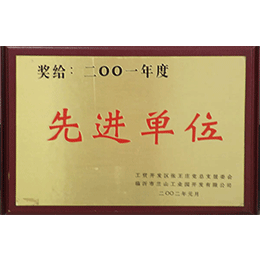 先進(jìn)單位